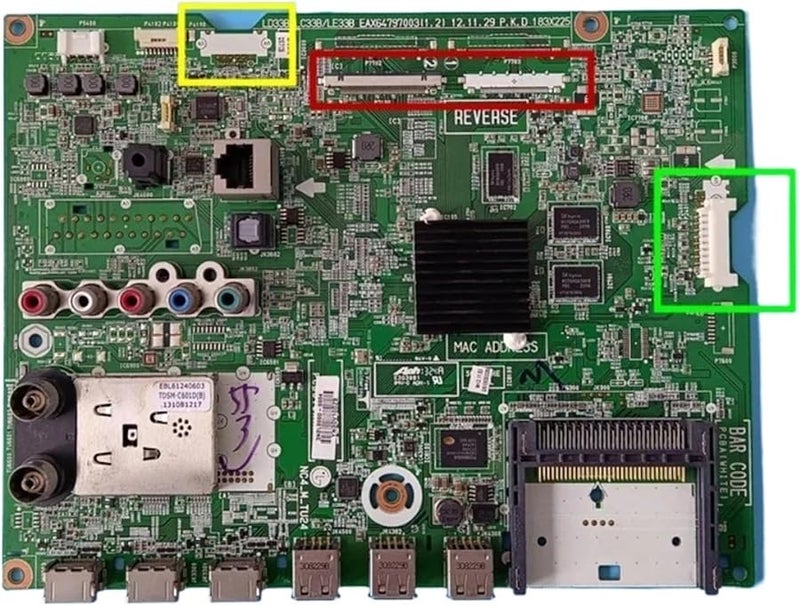 EAX64797003 Replacement Main Board for LG TV Models 42LA620V 50LA620V 55LA620V - Image 2